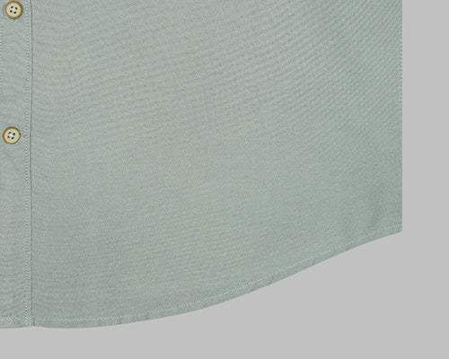 Men's 100% Cotton Plain Solid Full Sleeves Shirt (Grey)
