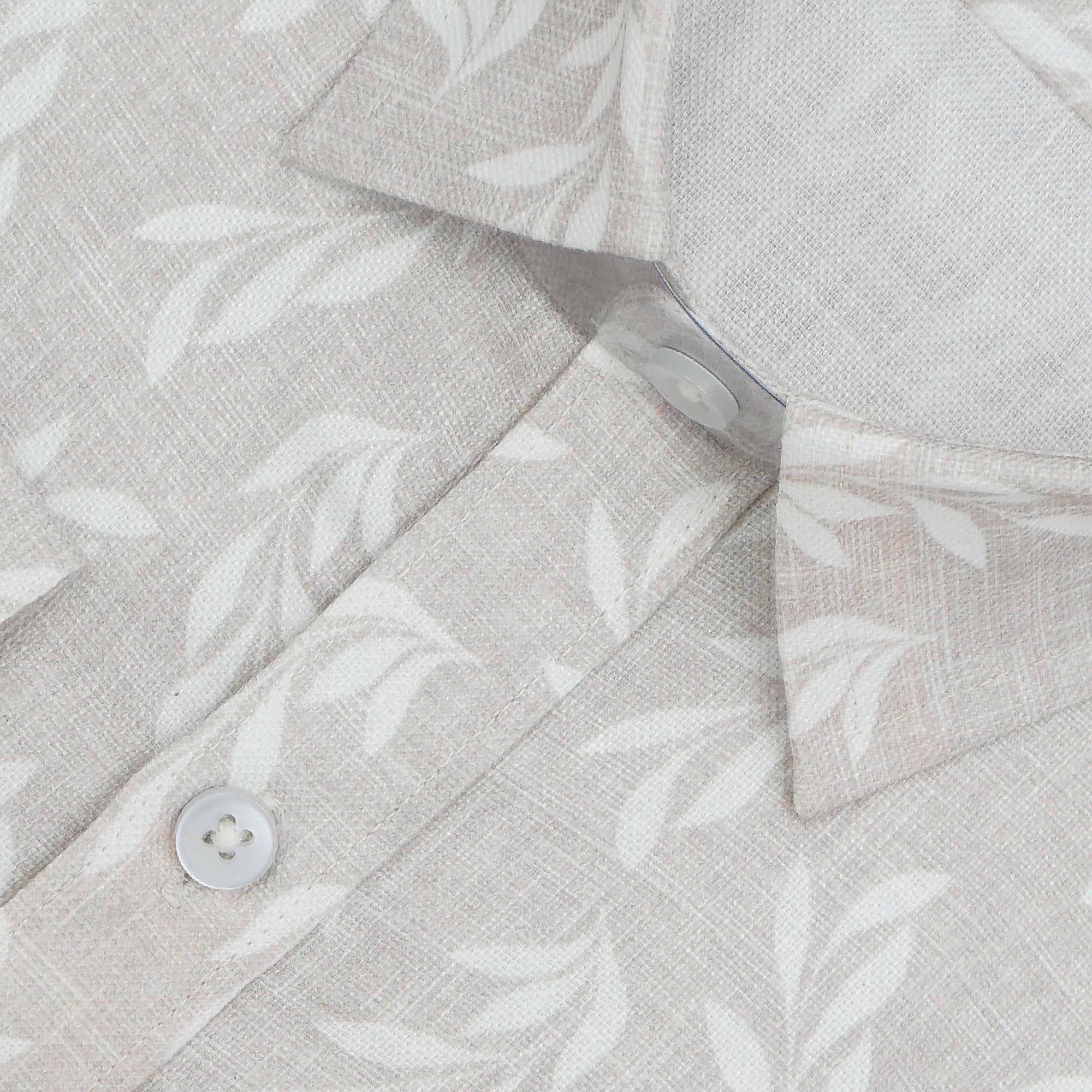 Men's 100% Cotton Printed Full Sleeves Shirts (Brown)