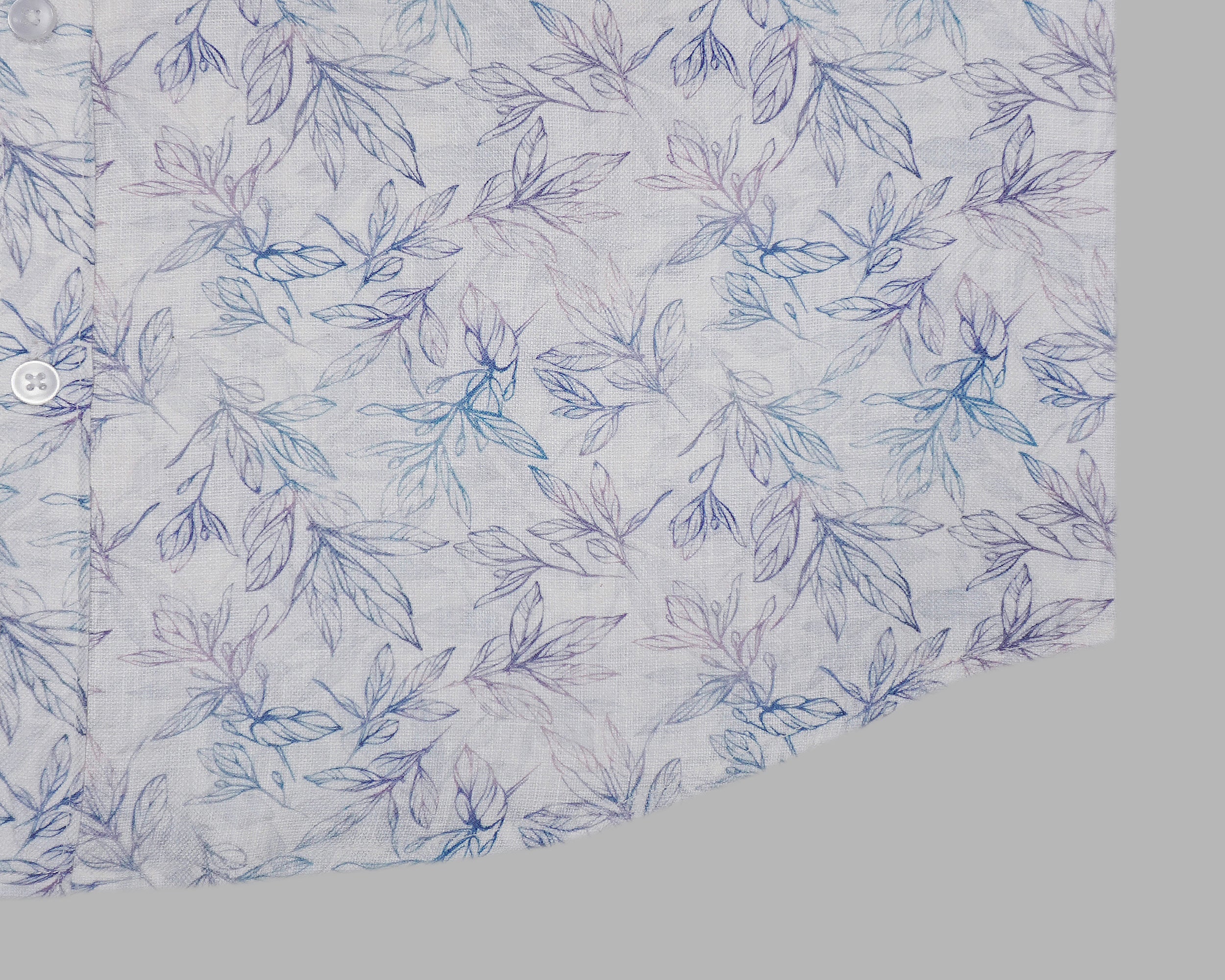 Men's 100% Cotton Printed Full Sleeves Shirts (Blue)
