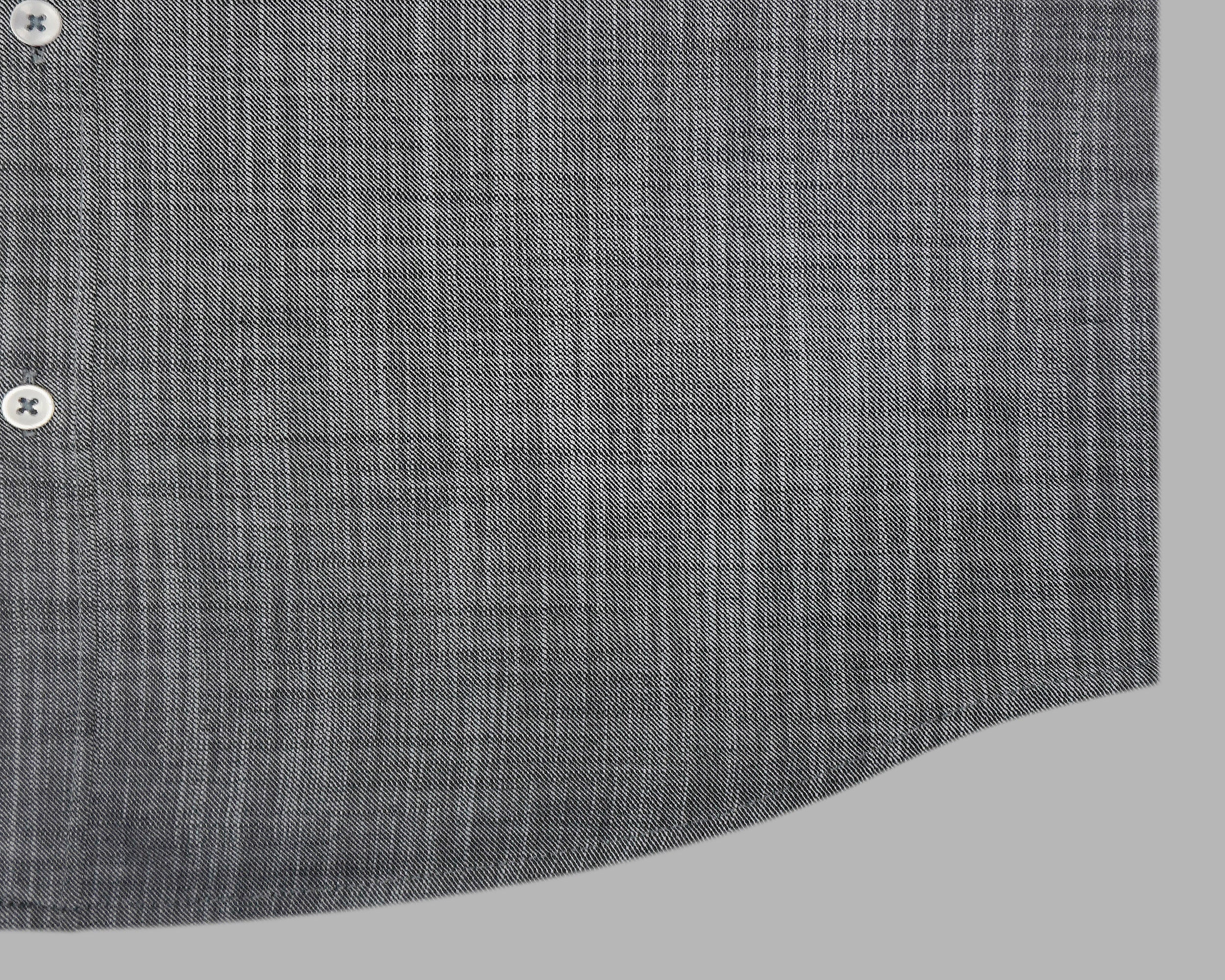 Men's 100% Cotton Plain Full Sleeves Shirts (Grey)