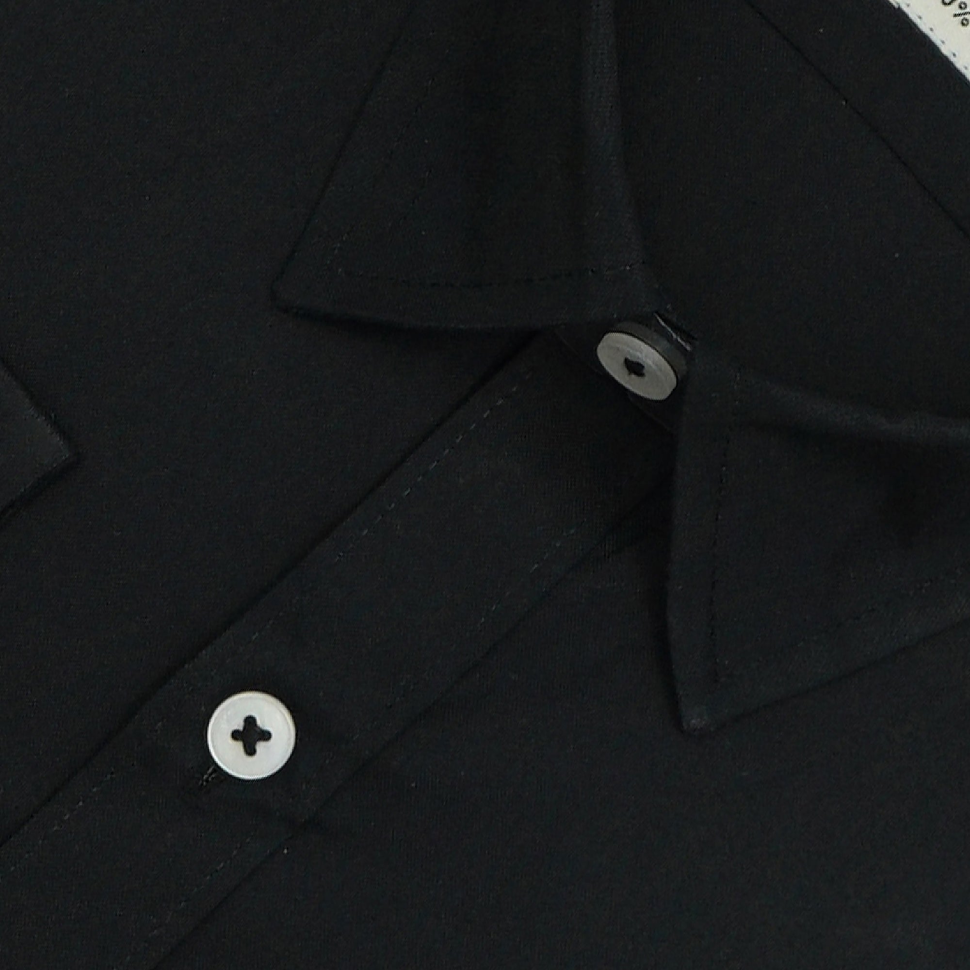 Men's 100% Cotton Plain Full Sleeves Shirts (Black)