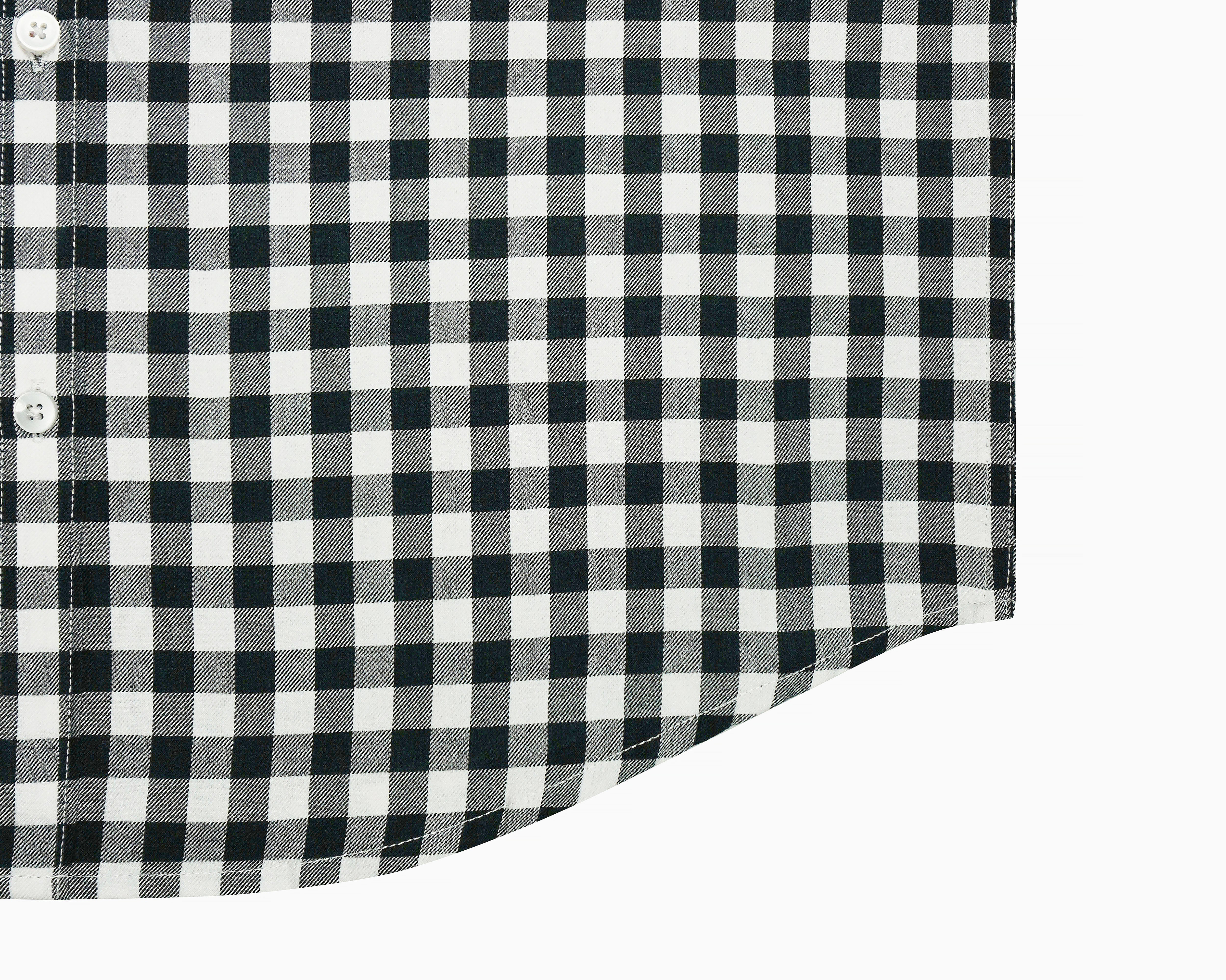 Men's 100% Cotton Gingham Checks Half Sleeves Shirt (Bottle Green)