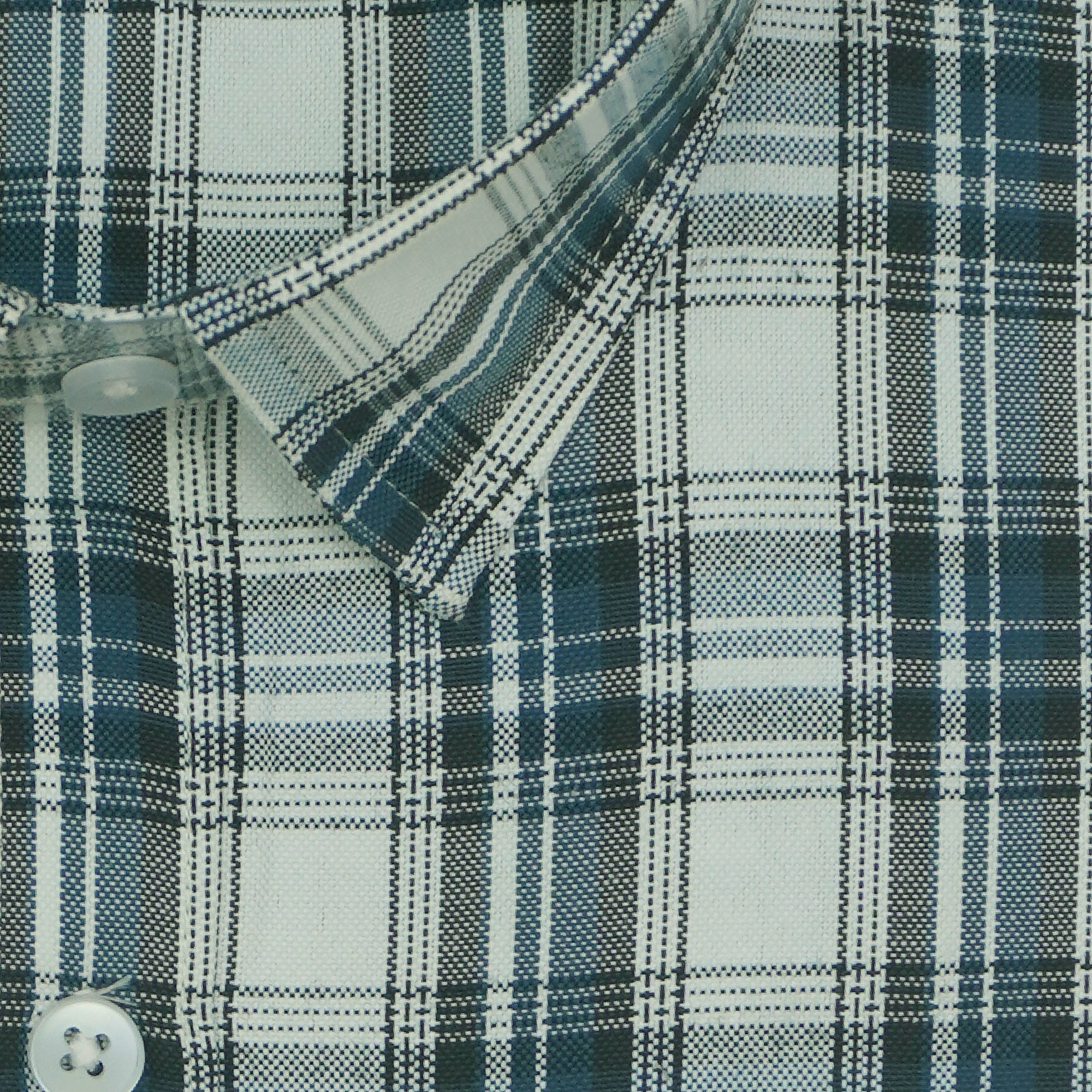 Men's Cotton Linen Checkered Half Sleeves Shirts (Multicolor)