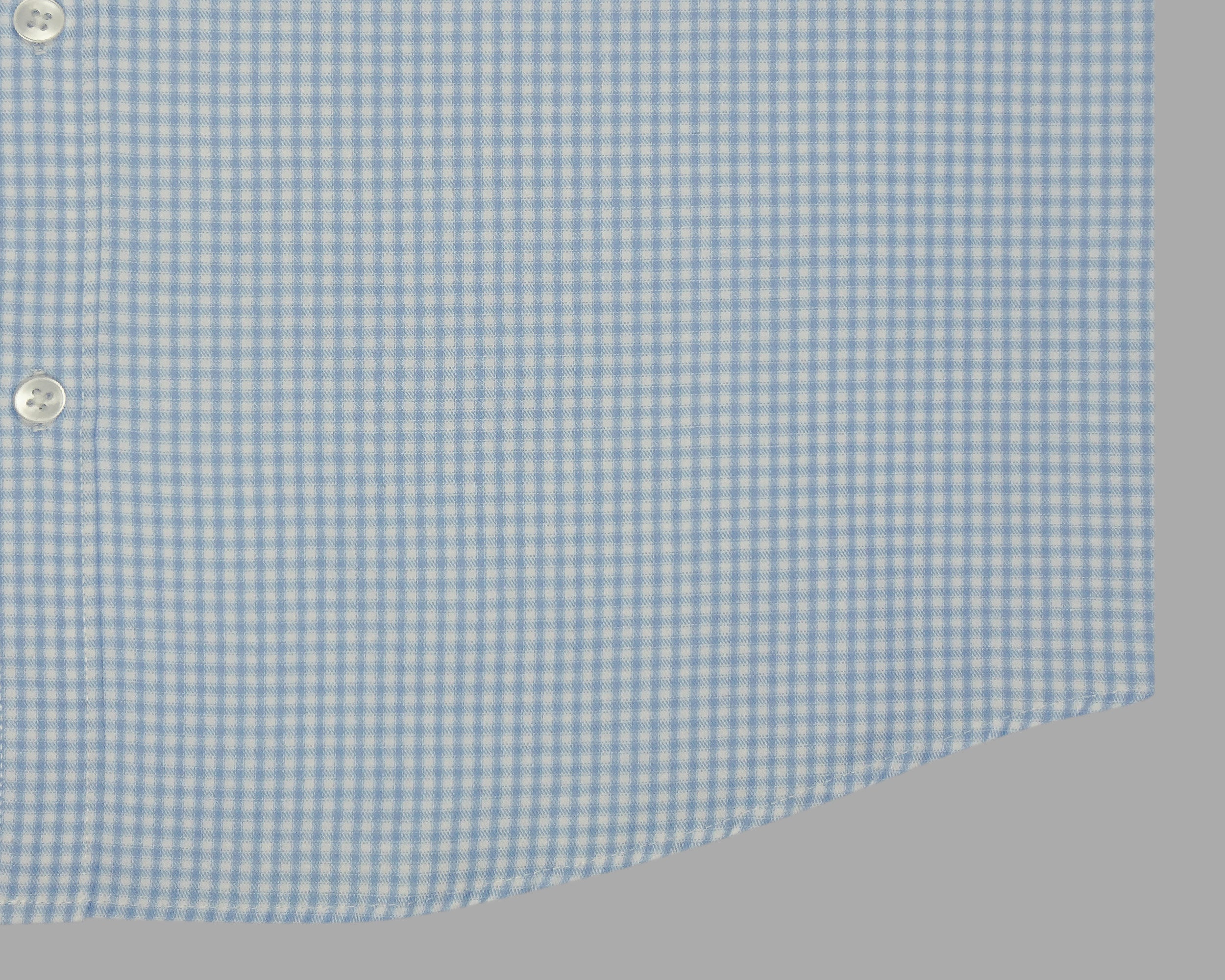 Men's 100% Cotton Checkered Half Sleeves Shirts (Blue)