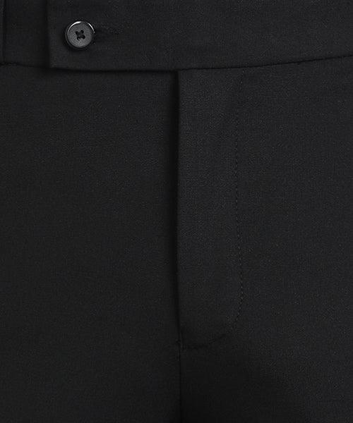 GHPC Polyester Lycra Plain Solid Streatchable Pant for Men (Black)