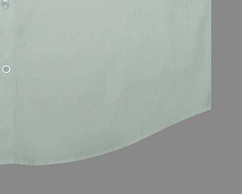 Men's 100% Cotton Dobby Self Design Full Sleeves Shirt (White)