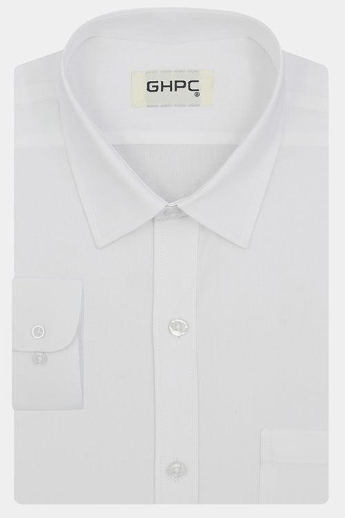 Plain white hot sale dress shirt