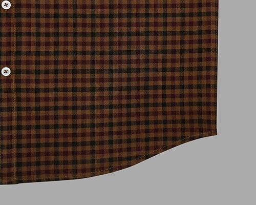 Men's Winter Wear Cottswool Gingham Checkered Full Sleeves Shirt (Multicolor)