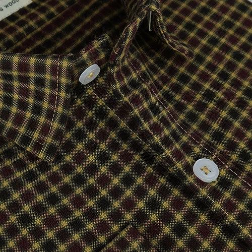 Men's Winter Wear Cottswool Gun Club Checkered Full Sleeves Shirt (Multicolor)