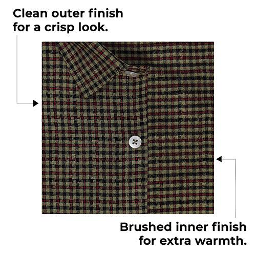 Men's Winter Wear Cottswool Gun Club Checkered Full Sleeves Shirt (Multicolor)