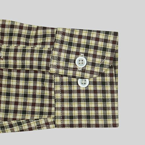 Men's Winter Wear Cottswool Gun Club Checkered Full Sleeves Shirt (Multicolor)
