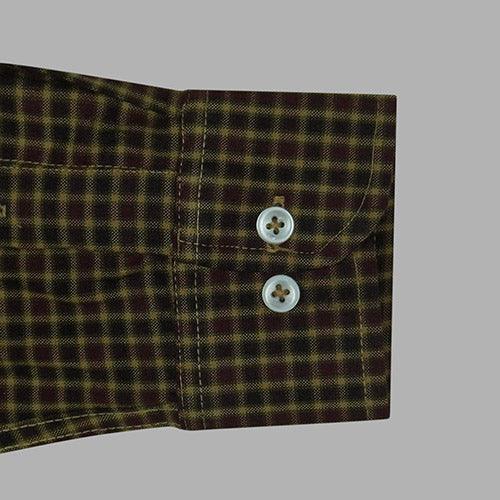 Men's Winter Wear Cottswool Gun Club Checkered Full Sleeves Shirt (Multicolor)