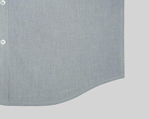 Men's 100% Cotton Self Design Half Sleeves Shirt (Blue)