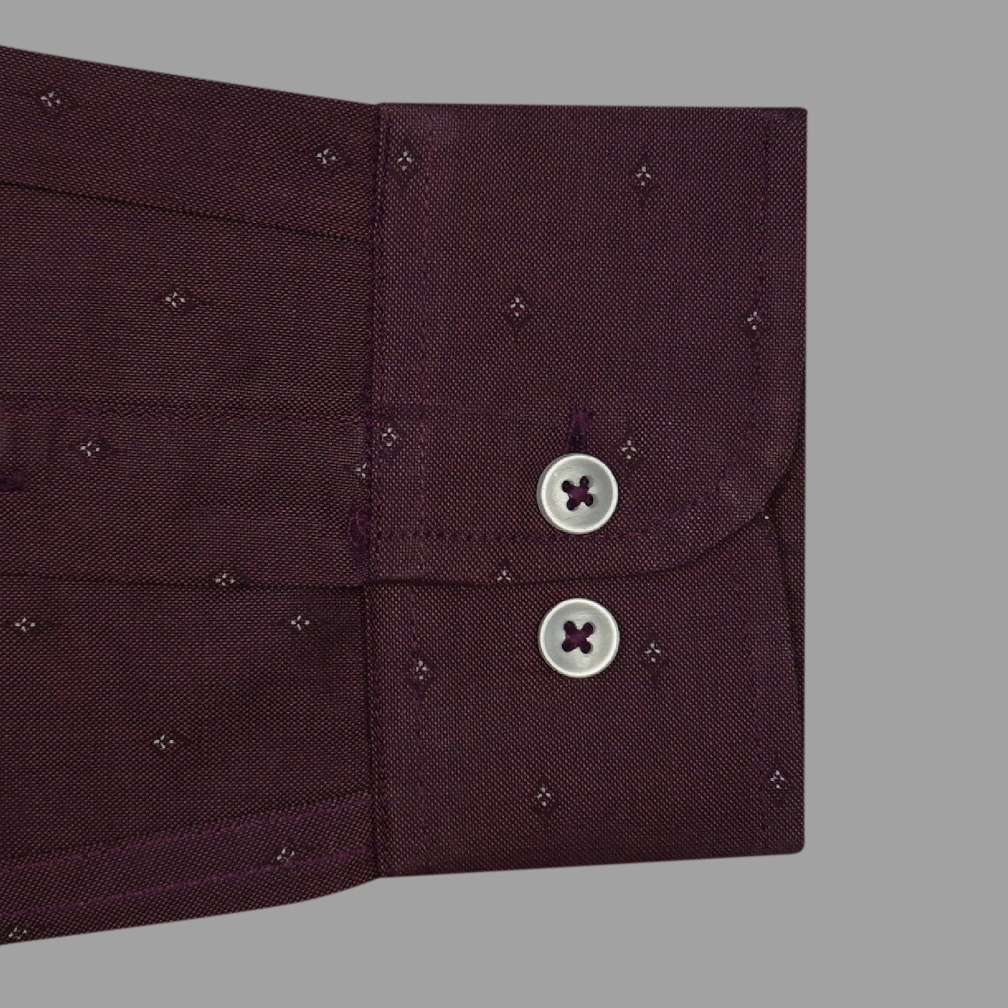Men's 100% Cotton Printed Full Sleeves Shirts (Wine)