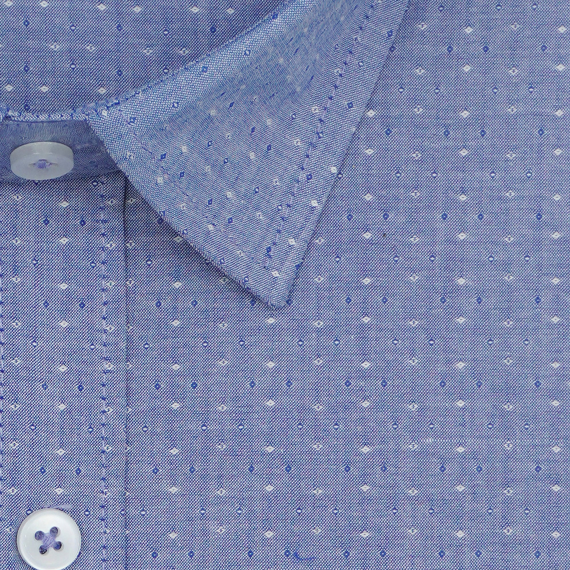Men's 100% Cotton Printed Full Sleeves Shirts (Blue)