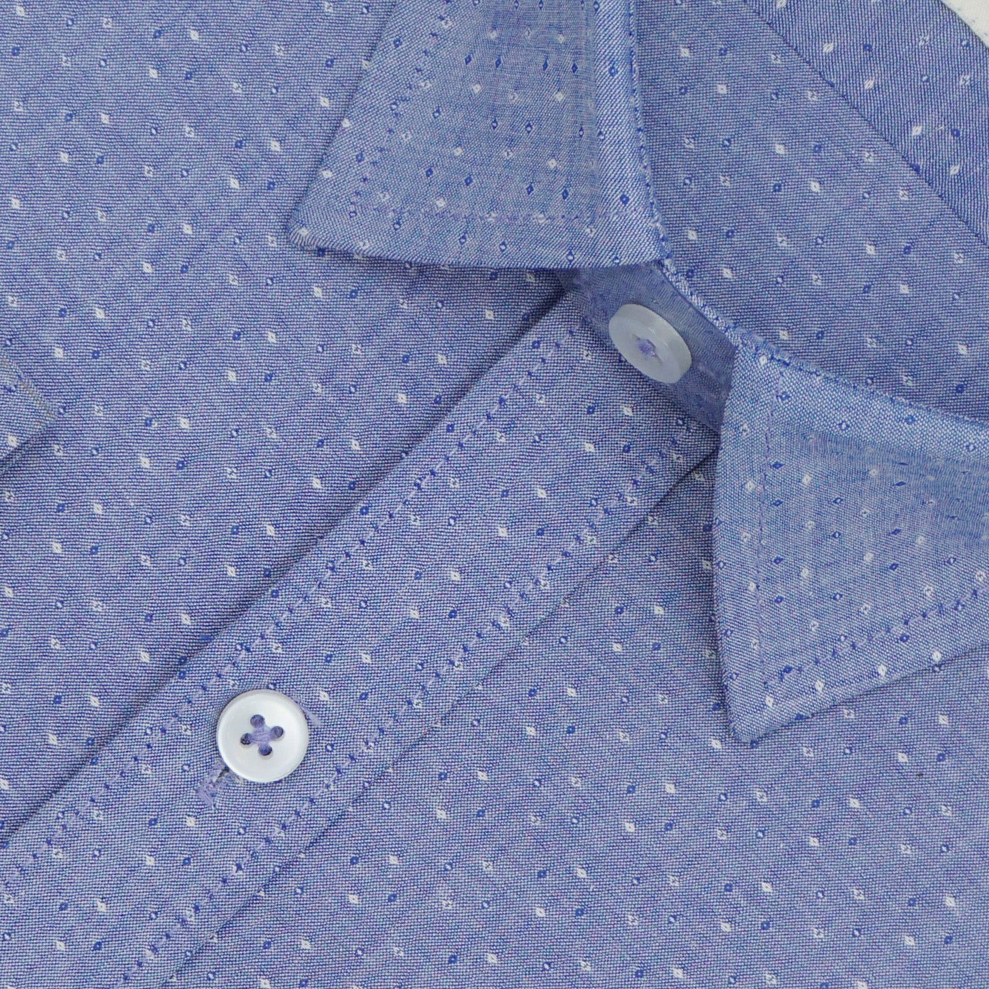 Men's 100% Cotton Printed Full Sleeves Shirts (Blue)