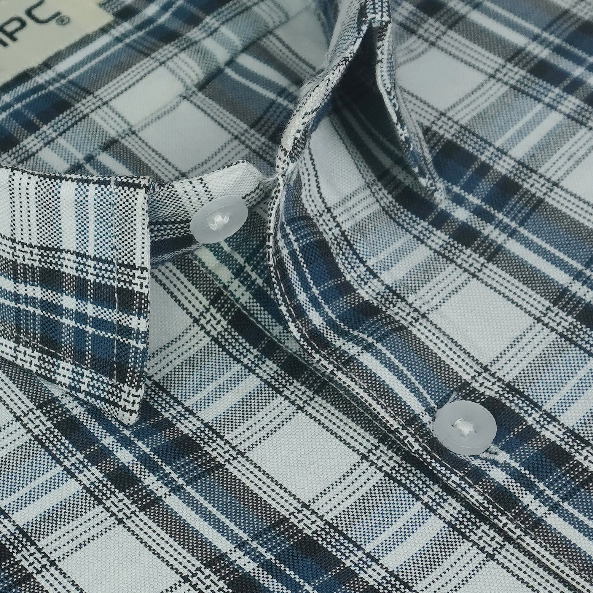 Men's Cotton Linen Checkered Half Sleeves Shirts (Multicolor)