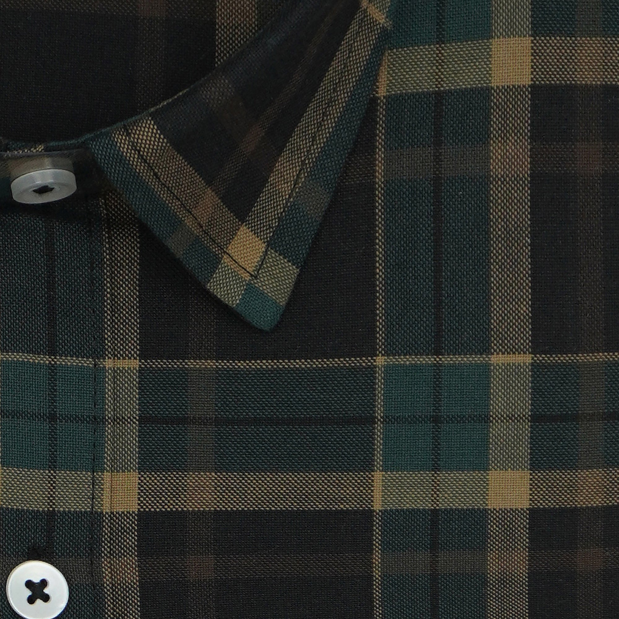 Men's 100% Cotton Checkered Half Sleeves Shirts (Multicolor)