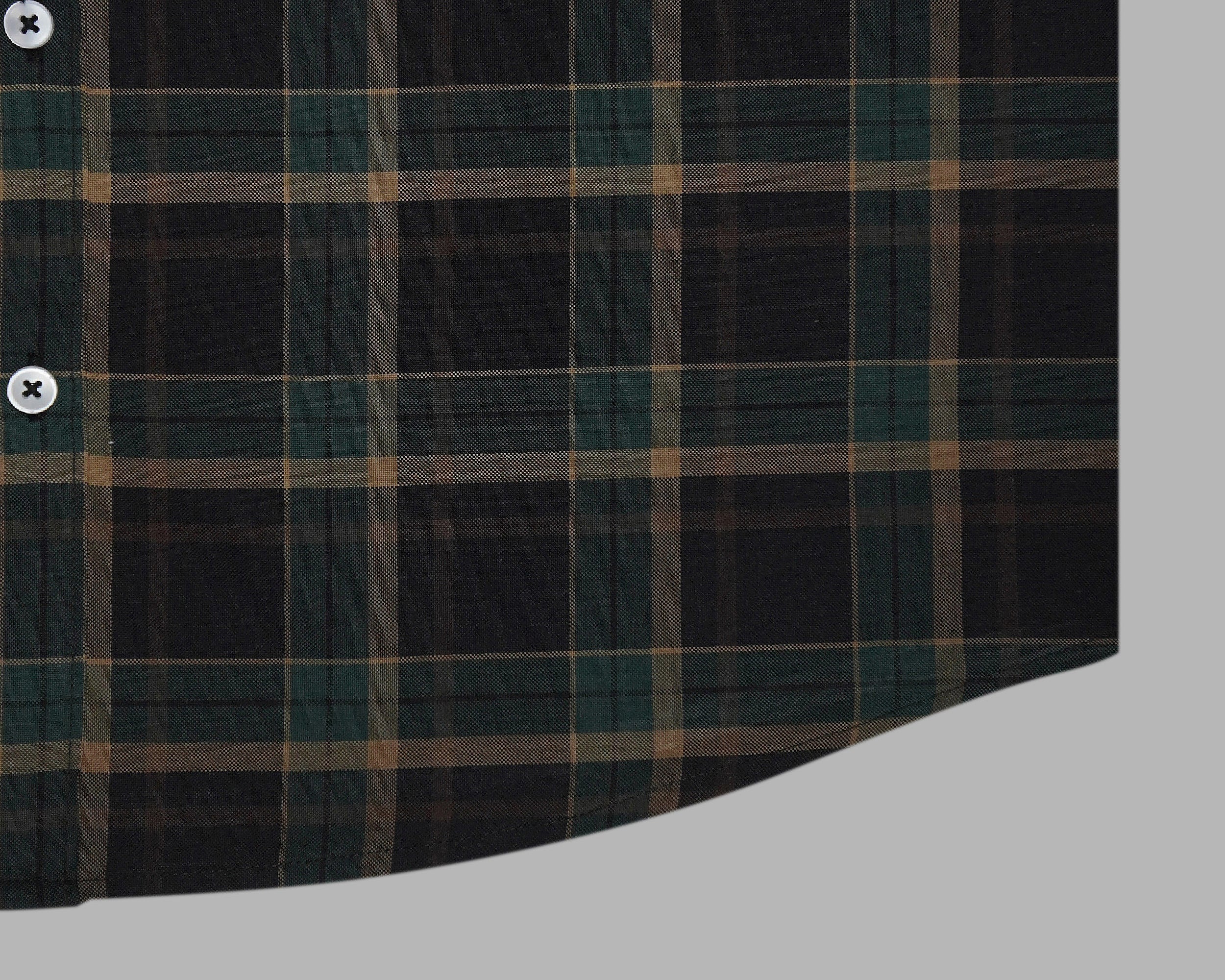 Men's 100% Cotton Checkered Half Sleeves Shirts (Multicolor)