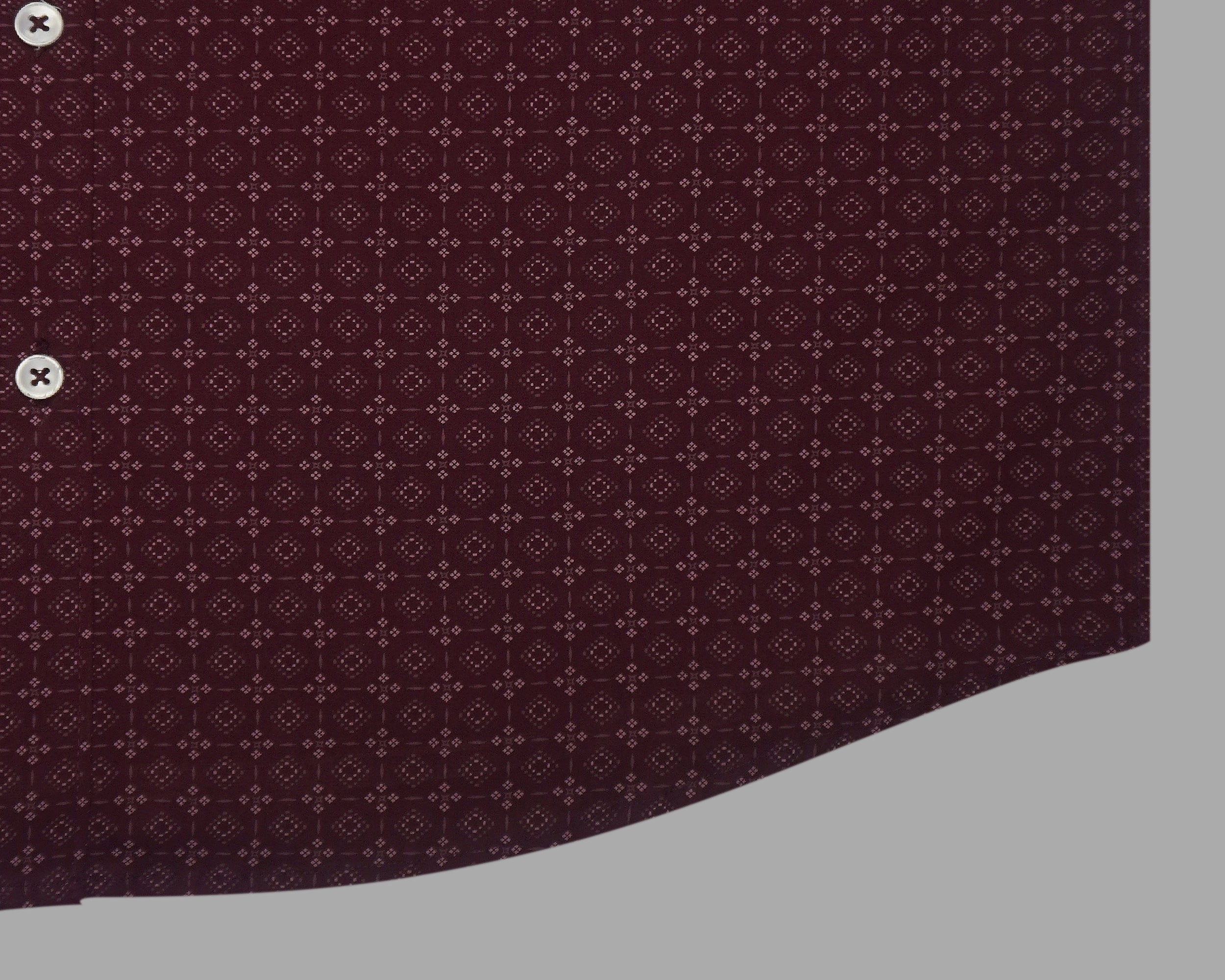 Men's 100% Cotton Printed Half Sleeves Shirts (Maroon)