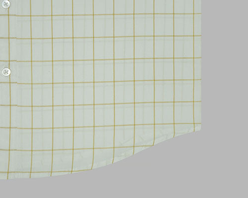 Men's 100% Cotton Graph Checkered Half Sleeves Shirt (White) FSH511901_6