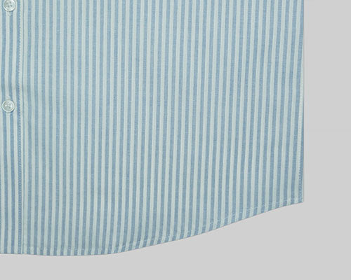 Men's 100% Cotton Candy Striped Half Sleeves Shirt (Blue) FSH515547_6