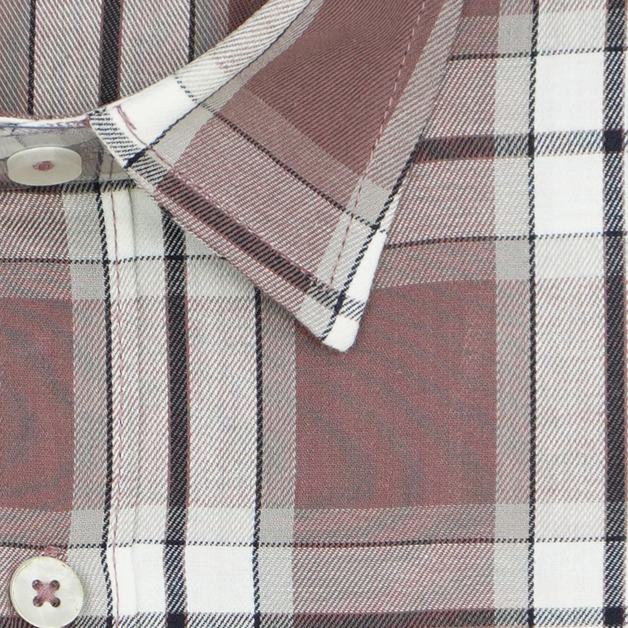 Men's 100% Cotton Checkered Half Sleeves Shirt (Multicolor)
