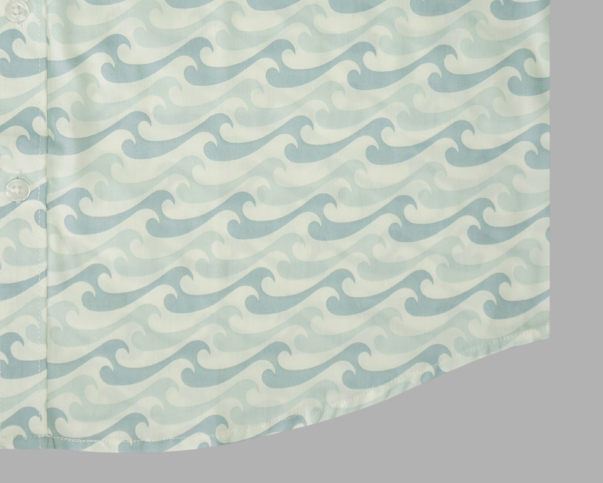 Men's 100% Cotton Printed Half Sleeves Shirt (White)