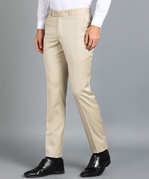 Buy TRADIC Slim Fit Beige Formal Trouser Pant for Men at Amazon.in