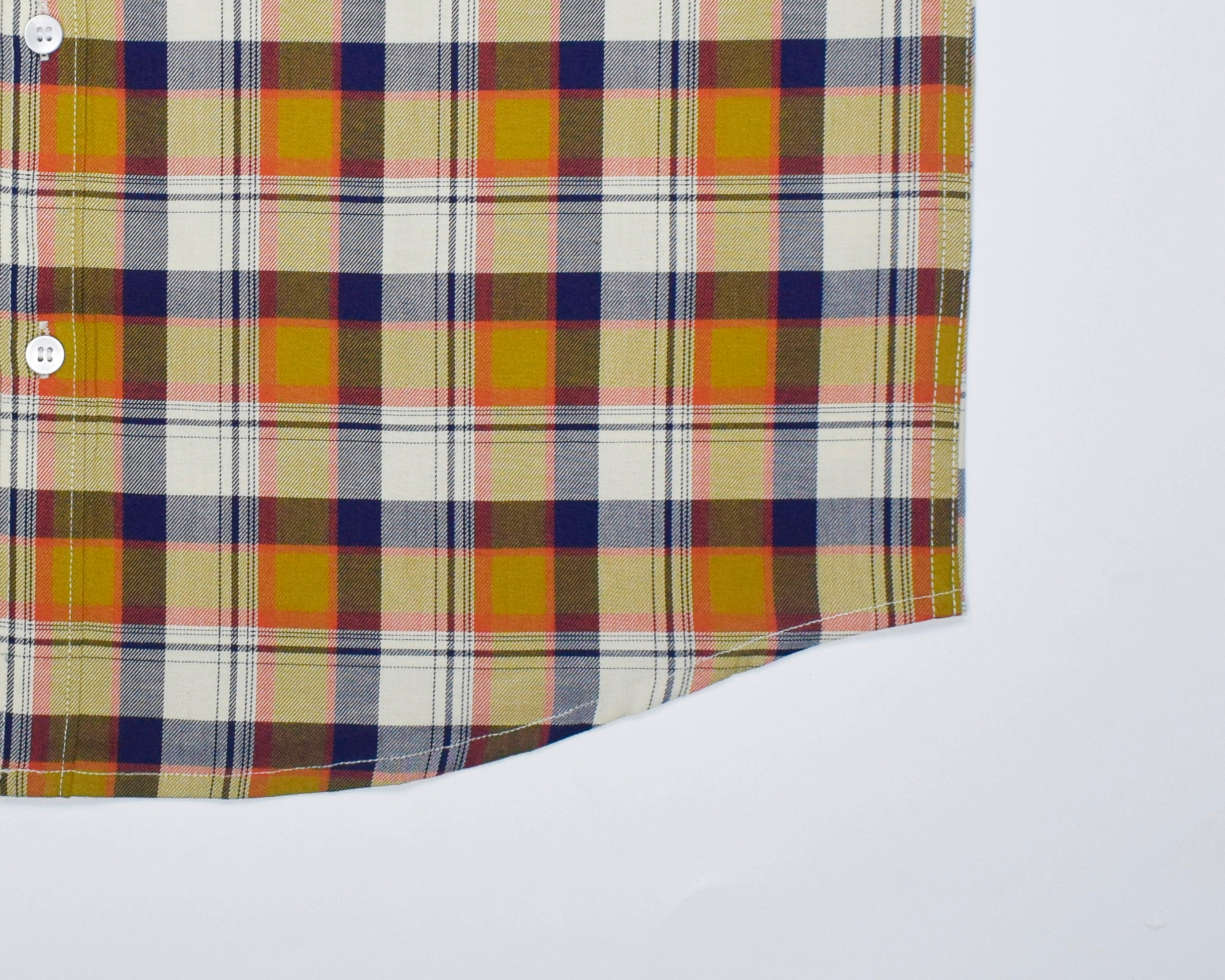 Men's 100% Cotton Windowpane Checkered Half Sleeves Shirt (Multicolor) FSH404253_6